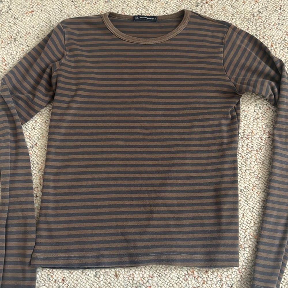 Brandy Melville Leah Striped Top